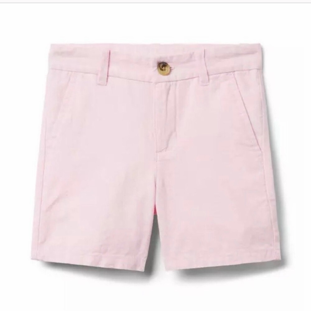 Janie and Jack Linen-Cotton Short in Pink Size 2T